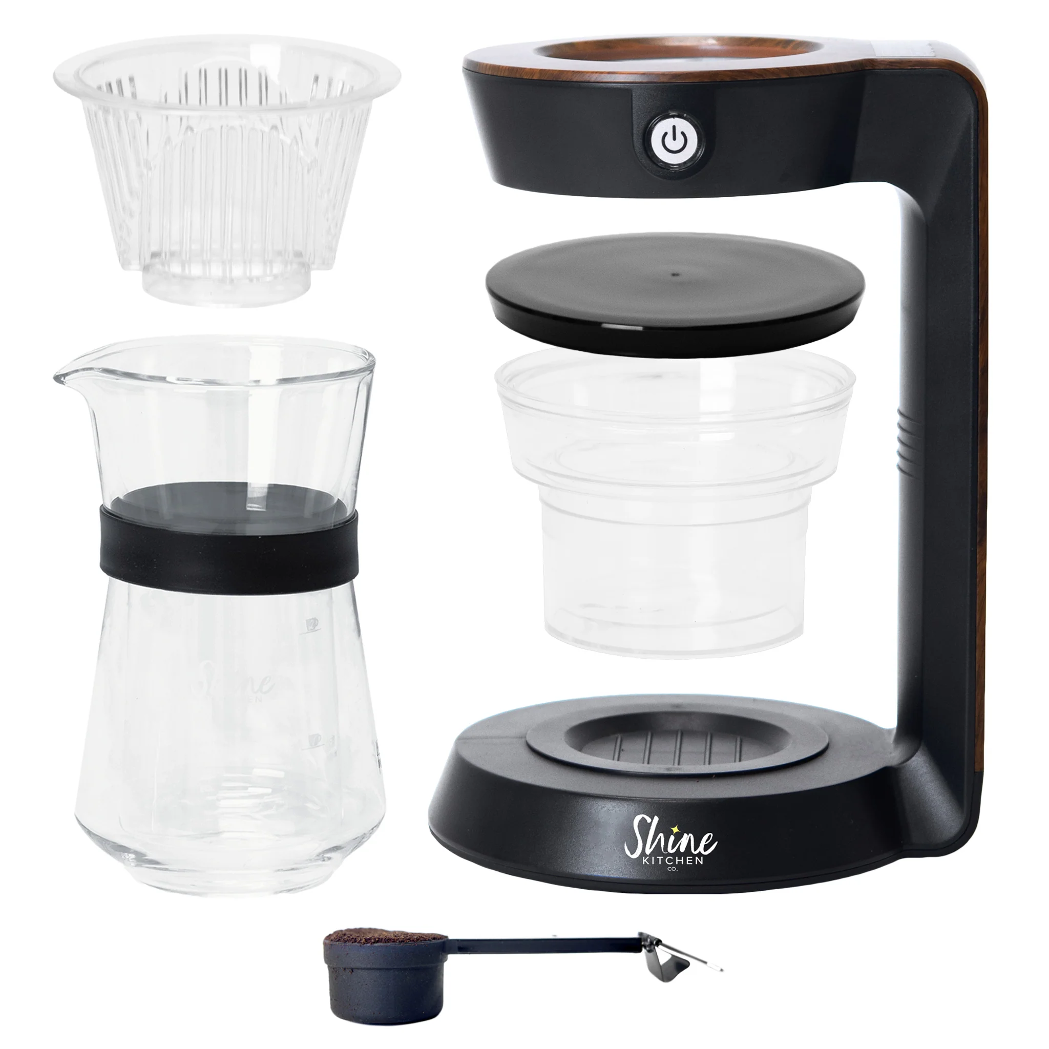 Shine Kitchen Co.Ā® Autopour Automatic Pour Over Coffee Machine - Image 3